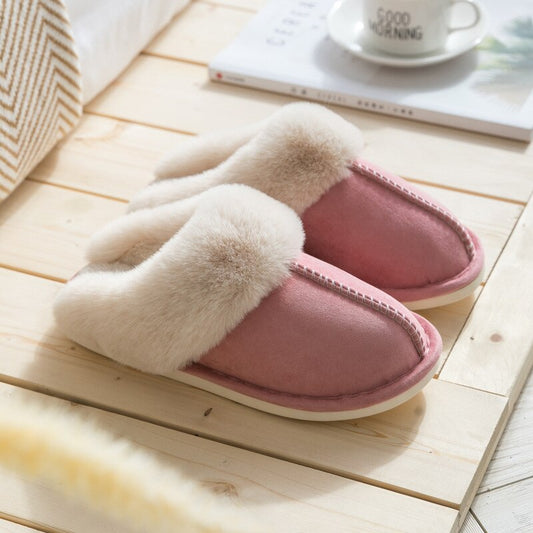 Chantal | Winterwarme luxe harige pantoffels
